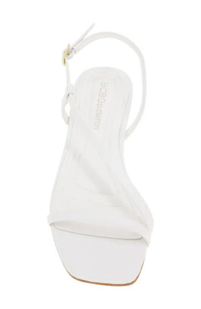 Bcbgeneration Inaya Snakeskin Embossed Sandal