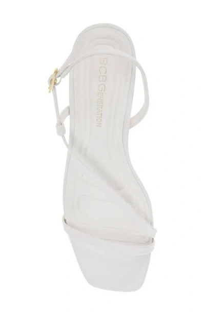Bcbgeneration Inaya Snakeskin Embossed Sandal
