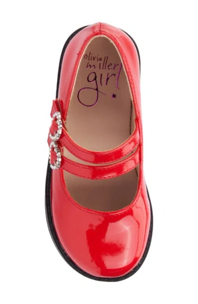 Olivia Miller Kids' Lively Nine Flat In Red