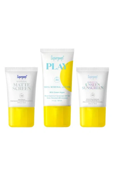 Supergoop !® Mineral Spf 3-piece Starter Set