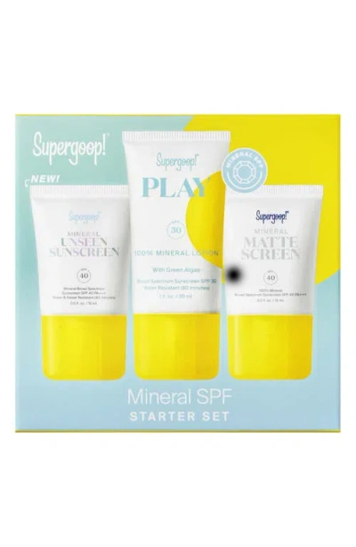 Supergoop !® Mineral Spf 3-piece Starter Set