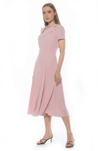 Alexia Admor Jackie Asymmetric Collared Dress