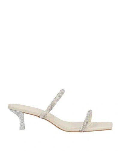 Cult Gaia Woman Sandals Off White Size 9 Textile Fibers