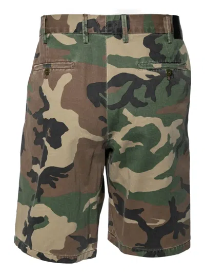 Pre-owned R13 Crossover Camouflage Shorts In Green