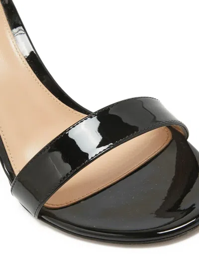 Pre-owned Gianvito Rossi  90mm Portofino Patent-leather Ankle-strap Sandals In Black