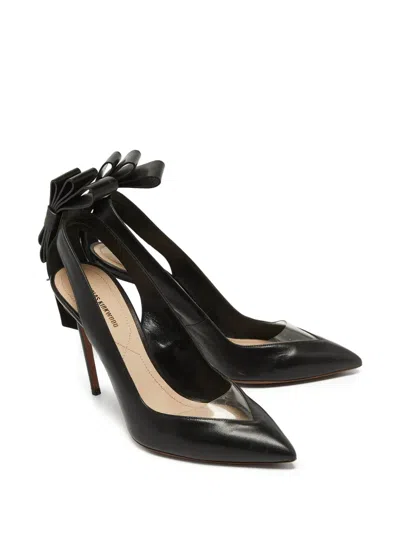 Pre-owned Nicholas Kirkwood Clear-panelled Pointed-toe Heels