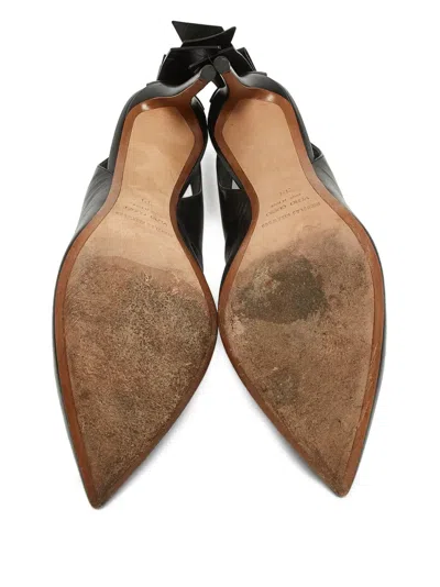 Pre-owned Nicholas Kirkwood Clear-panelled Pointed-toe Heels