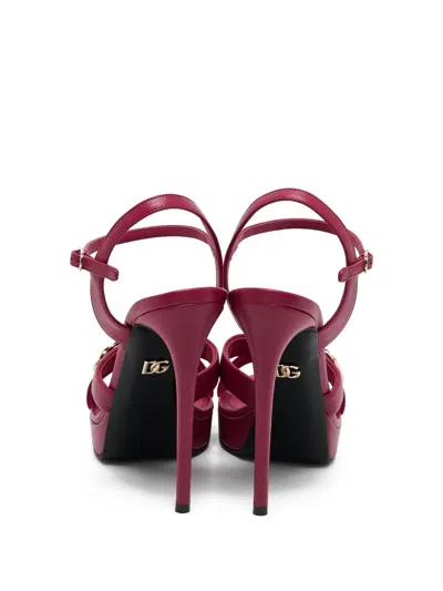 Pre-owned Dolce & Gabbana Logo-plaque Platform Sandals