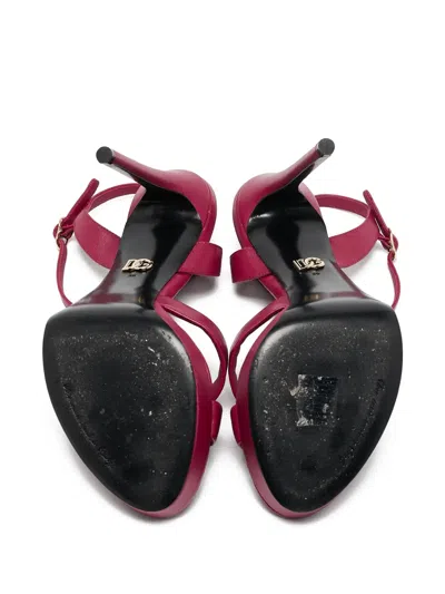 Pre-owned Dolce & Gabbana Logo-plaque Platform Sandals