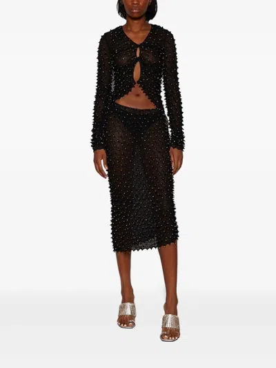 Christopher Esber Shibori Crystal-embellished Open-twist Top