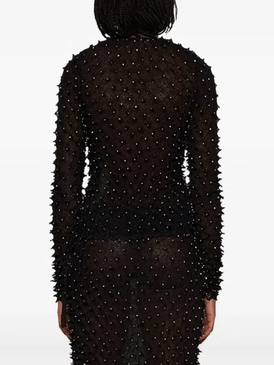 Christopher Esber Shibori Crystal-embellished Open-twist Top