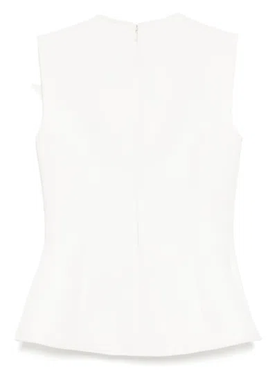 Isabel Sanchis Delila Top In White