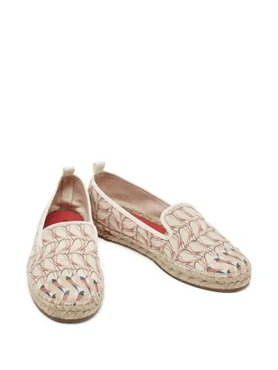 Pre-owned Fendi Printed Espadrilles In Neutral