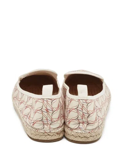 Pre-owned Fendi Printed Espadrilles In Neutral