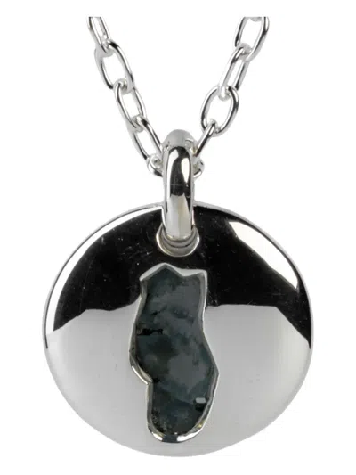 Parts Of Four Disc-indicolite Necklace In Metallic