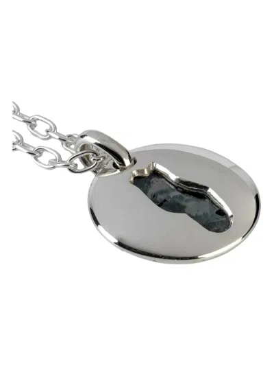 Parts Of Four Disc-indicolite Necklace In Metallic