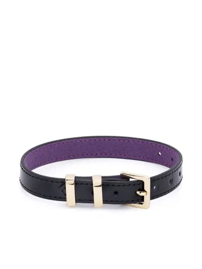 Maison Close La Liaison Anklet In Black