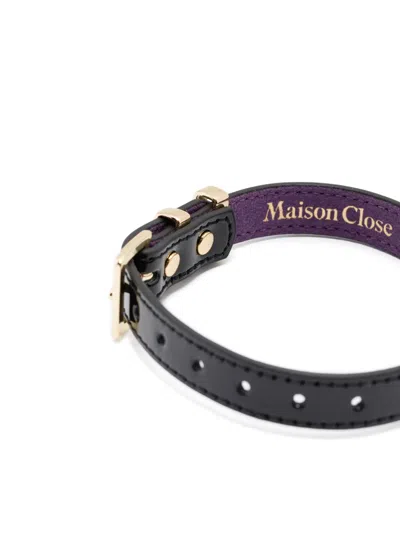 Maison Close La Liaison Anklet In Black