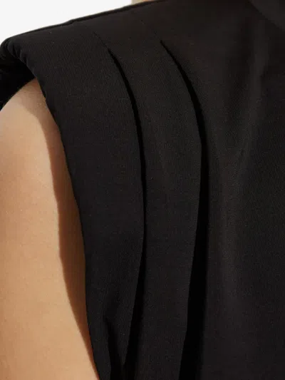 Michael Michael Kors Gathered-detail Short Dress In Black