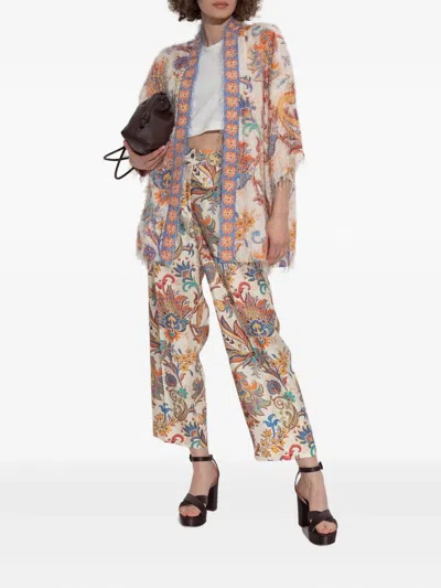 Etro Paisley-print Trousers In Multi