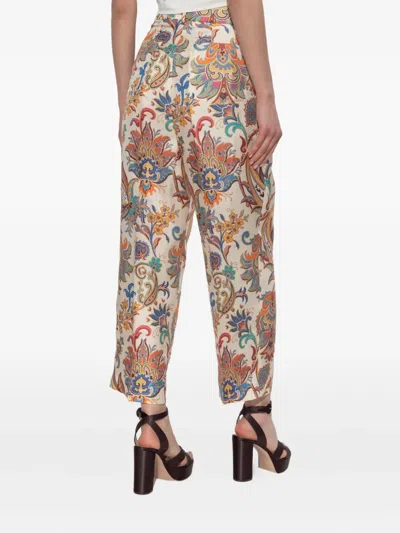 Etro Paisley-print Trousers In Multi