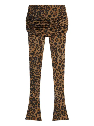 Blumarine Leopard-print Leggings