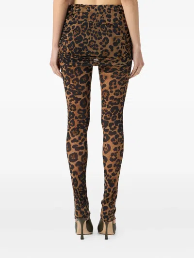 Blumarine Leopard-print Leggings