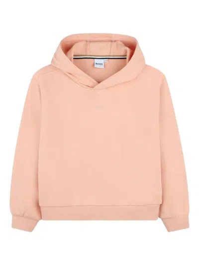 Bosswear Logo-detail Hoodie In Pink