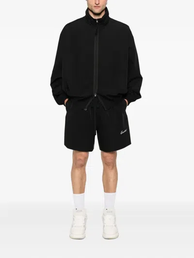 Essentials Logo-embroidered Drawstring Track Shorts