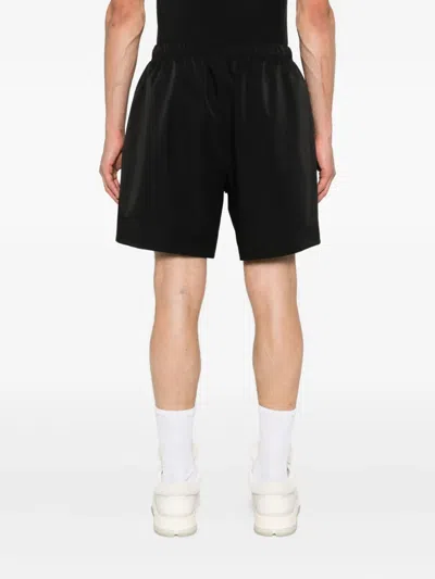 Essentials Logo-embroidered Drawstring Track Shorts