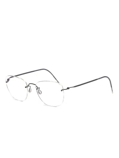 Lindberg Square-frame Glasses In Gray