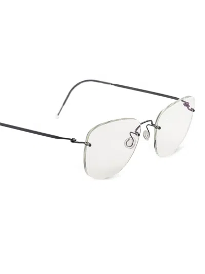 Lindberg Square-frame Glasses In Gray
