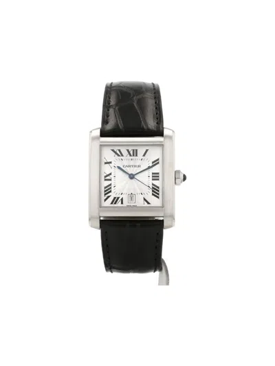 Pre-owned Cartier 2000 Tank Française 32mm X 28mm