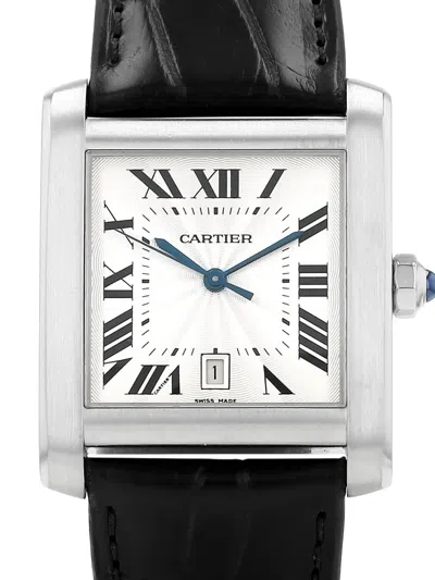 Pre-owned Cartier 2000 Tank Française 32mm X 28mm