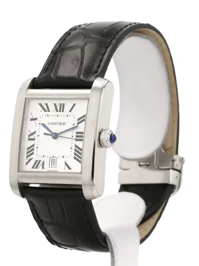 Pre-owned Cartier 2000 Tank Française 32mm X 28mm