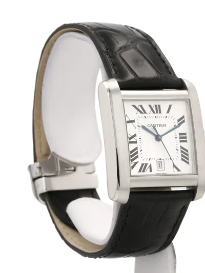 Pre-owned Cartier 2000 Tank Française 32mm X 28mm