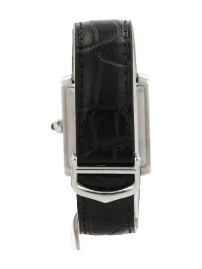 Pre-owned Cartier 2000 Tank Française 32mm X 28mm