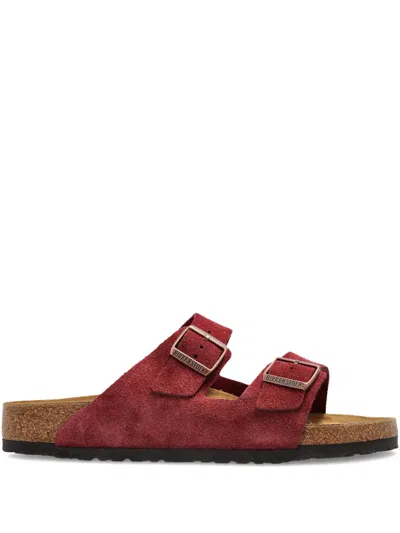 Birkenstock Arizona Soft Slide Sandal In Red