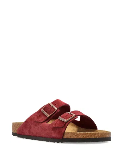 Birkenstock Arizona Soft Slide Sandal In Red