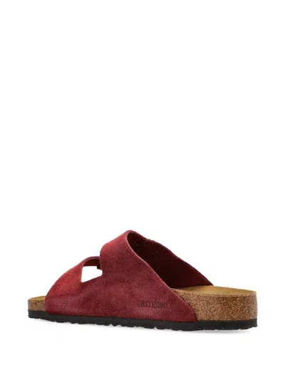 Birkenstock Arizona Soft Slide Sandal In Red