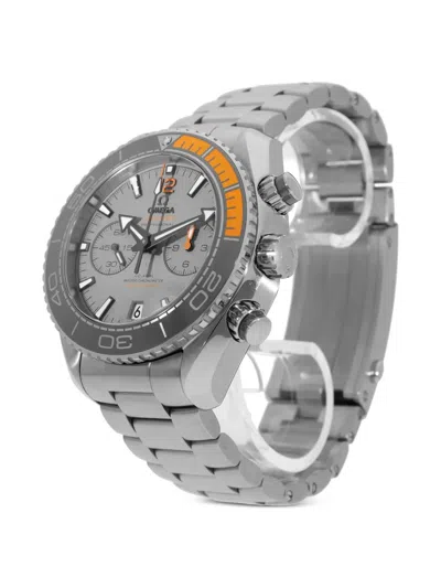 Pre-owned Omega 2024 Seamaster Planet Ocean 45.5mm In Silver