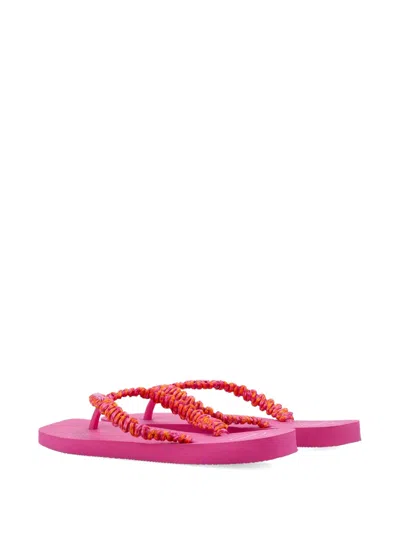 Havaianas Slim Square Boho Flip-fops In Pink