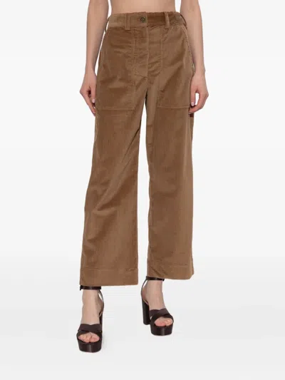 Etro Belt Loop Track Pants In Brown
