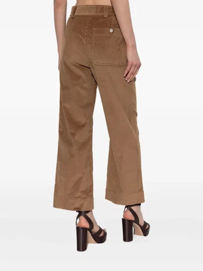 Etro Belt Loop Track Pants In Brown