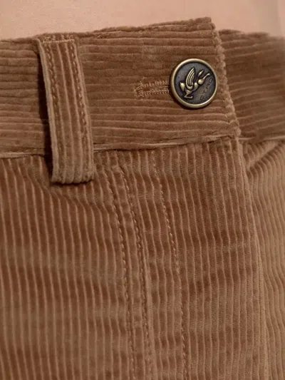 Etro Belt Loop Track Pants In Brown