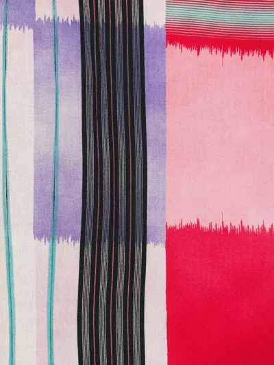 Pierre-louis Mascia Abstract-print Cotton Scarf In Multi