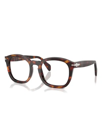 Persol Square-frame Glasses In Brown