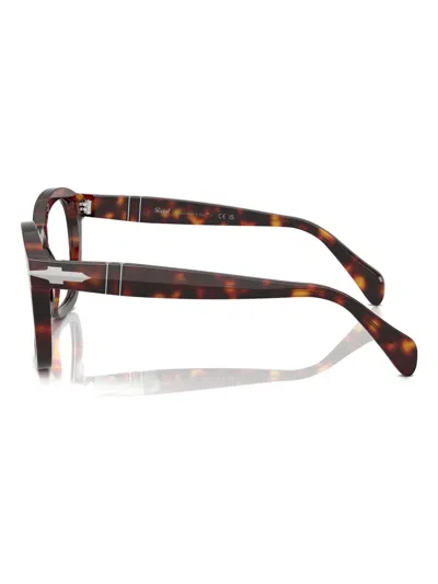 Persol Square-frame Glasses In Brown