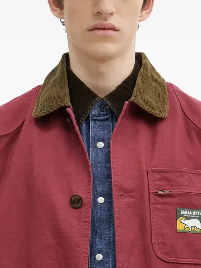 Human Made Duck-appliqué Overshirt In Multi