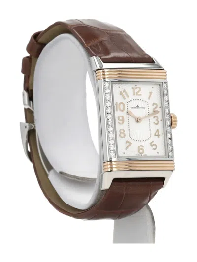 Pre-owned Jaeger-lecoultre 2010 Reverso Grande Ultra Thin 24mm In White
